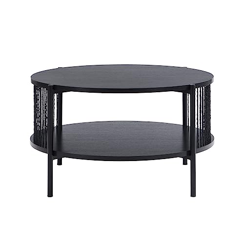 LOLAhome Mesa de Centro de Cuerdas de arpillera