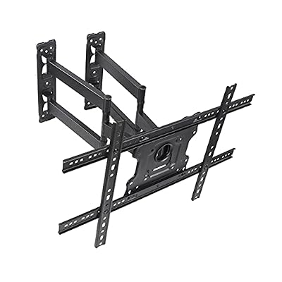 iumLeap TV Bracket TV Stand Corner Wall-Mounted TV Bracket Six-arm Rotating Extension Tilting Double Base Bracket for Most 37"-70" TVs with Max VESA 600x400mm Monitor Desk Mount TV Stand