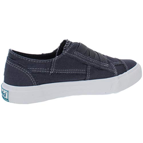 Blowfish Malibu Women's Mamba Sneaker, Blue Tuna Color Washed Canvas, 10 #TOP7