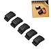 DECHOUS 5pcs Rubber Plectrum Holder Clamp Pick Clip for Guitar Players Easy to Place Headstock