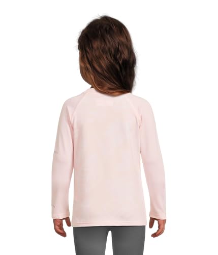 Columbia Toddler Unisex Sandy Shores Printed Long Sleeve Sunguard, Satin Pink Pasteled Tonal/Satin Pink, 2T2