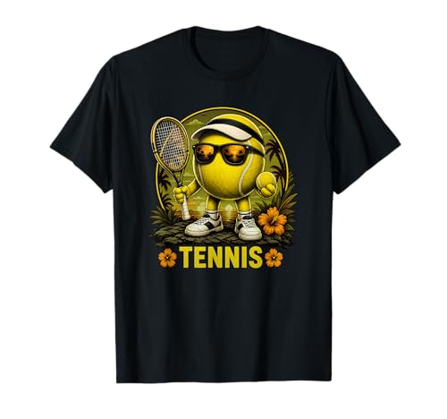 Tennis Racket Volley Court T-Shirt
