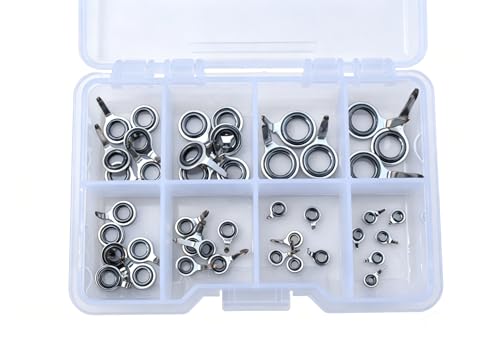 Kit de 42 Piezas Repuestos para Cañas de Pescar en Acero Inoxidable miniatura 1