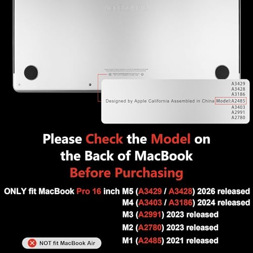 Image of MEEgoodo Case for M5 MacBook Pro 16 inch Case 2026 2024 2023 2021 with M5 M4 M3 M2 M1 Pro /Max Chip, Fit Model A3429 /A3428 /A3403 /A3186 /A2991 /A2780 /A2485, Cute Little Chick
