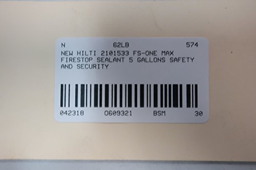 New HILTI 2101533 FS-ONE MAX 5GAL INTUMESCENT FIRESTOP SEALANT D609321 - Thumbnail 5