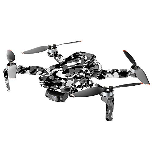 Image of MightySkins Compatible with DJI Mini 2 Portable Drone - Black Modern Camo | Protective, Durable, and Unique Vinyl Decal wrap Cover | Easy to Apply and Change Styles | Made in The USA