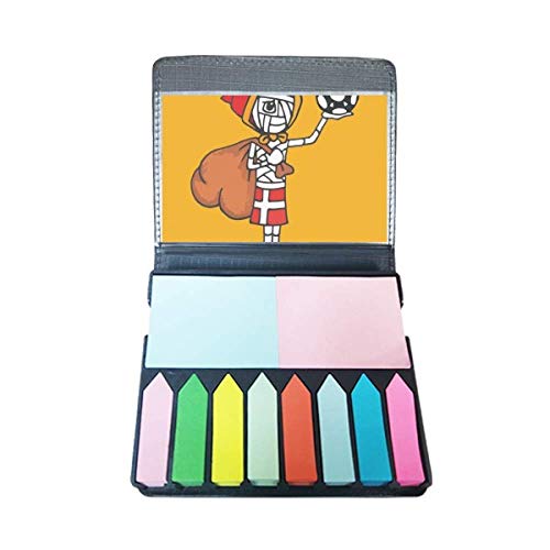 Marque-page autocollant original sur le thème du football et de la momie de Noël