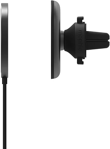 Miniatura 8 de Mophie Snap+ Cargador universal inalámbrico de montaje en ventilación, carga de 15 W, posicionamiento magnético para una colocación precisa,
