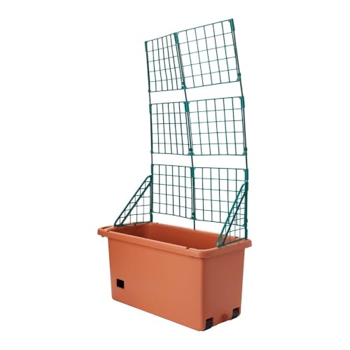 Vegetable Planter With Wheels And Trellis - 58 Inch...