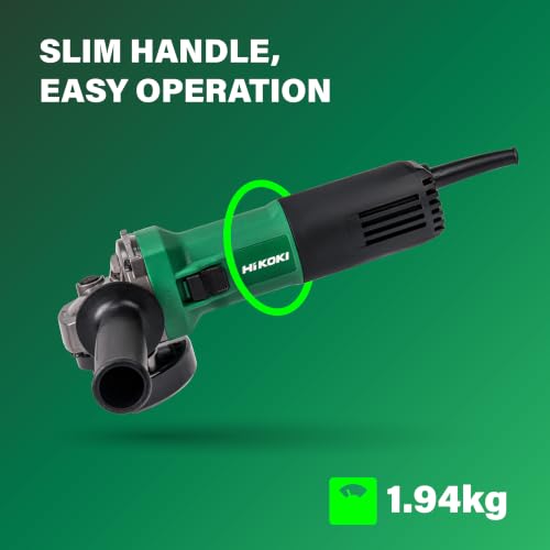 Image of HIKOKI G10MGES9Z 100 mm Ac Angle Grinder | 1100W Powerful Motor | 11000Rpm | Compact And Light Weight