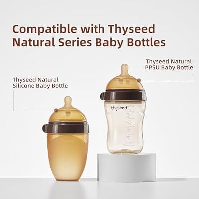 Thyseed Natural Series Nipple, Wide-Neck, Standard Flow, 10+ Month,1 Pack