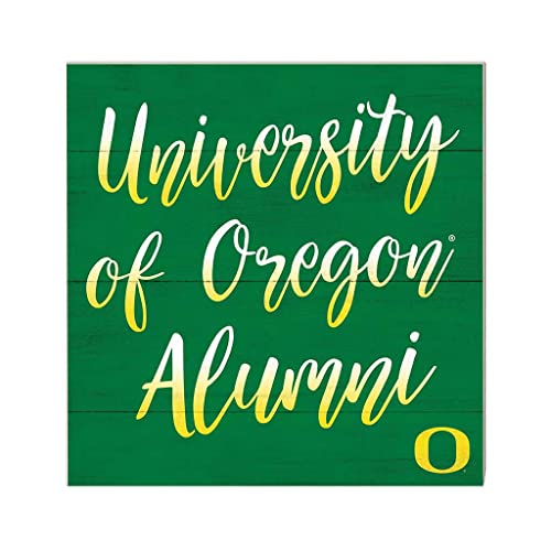 KH Sports Fan Oregon Ducks 10"x10" Team Alumni Sign, One Size, Multi