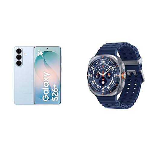 Samsung Galaxy S26+ 512GB �X�J�C�u���[+Galaxy Watch Ultra 2025 �`�^�j�E���u���[