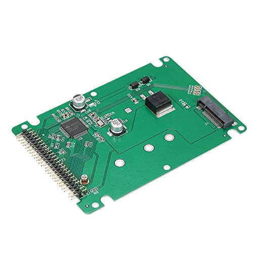 Adaptador conversor de 44 pinos SSD M.2 NGFF SATA para IDE 2,5 com capa (preto)