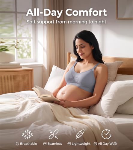 Image of DClub Comfort Revolution Seamless Bra -Easy lite Full-Coverage Wireless Everyday Bra with Soft Comfort with Removable Pad.