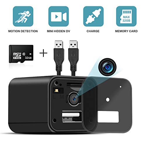 Hidden Camera Charger 2019 Newest Version Spy Camera Wireless Hidden Included 32GB Card