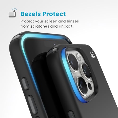 Image of Speck Presidio2 Pro iPhone 16 Pro Case - MagSafe Slim Black /Slate Grey