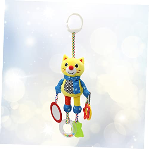 SAFIGLE 2 Pçs Chocalho De Bebê Brinquedo De Berço Bicho De Pelúcia Sinos De Mão Chocalhos Brinquedos
