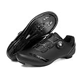 Mateju Rennradschuhe SPD Herren Damen 36-47EU, Fahrradschuhe mit Klicksystem Herren Damen...