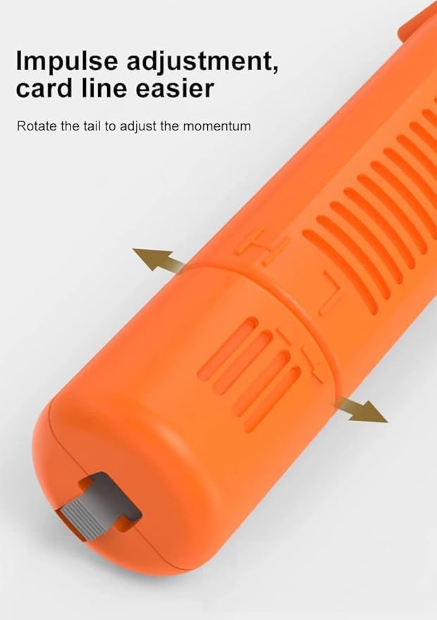 Image of Punch Down Tool RJ45 | Impact Tool | Multifunctional Wire stripper Cutter Tool Ethernet Punching Tool For All Types Of 110 Mdules For CAT5 /6, CAT5E /6E Network Cables (Pack Of 1)