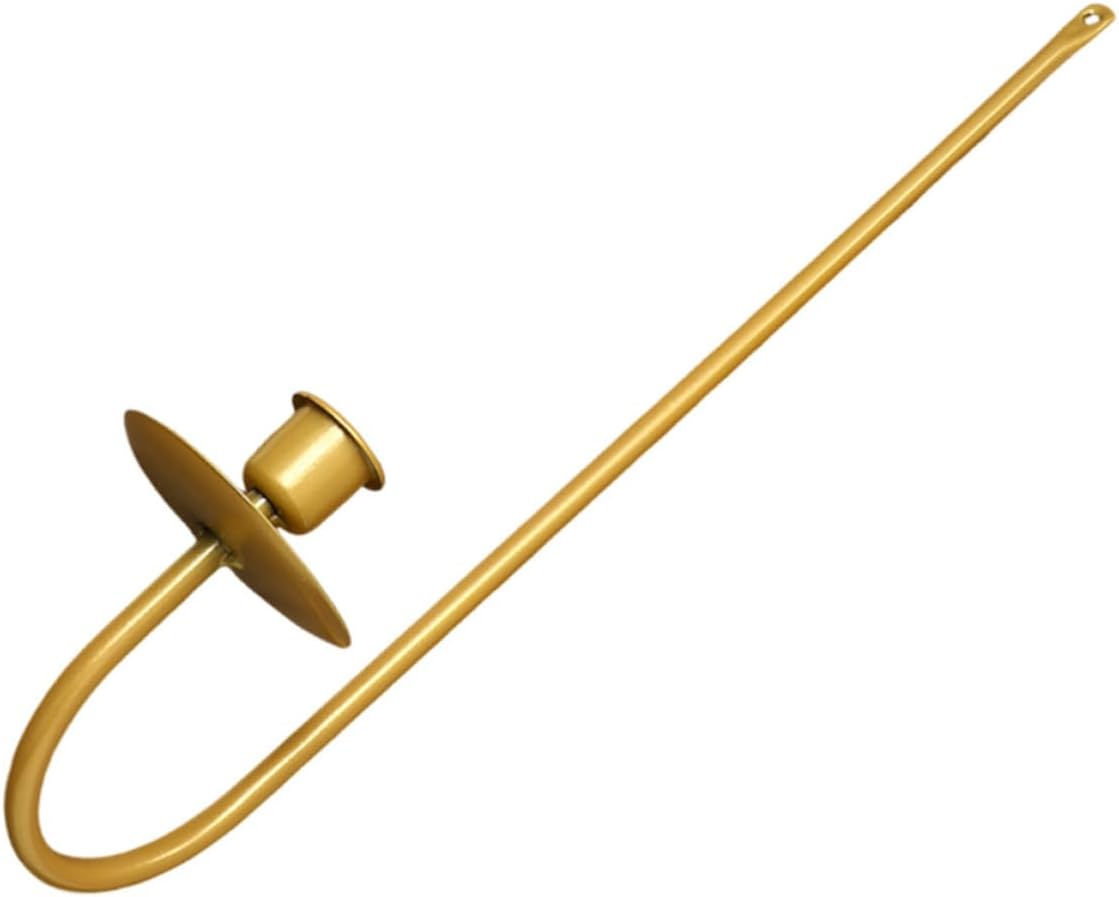 Wall Mounted Gold Metal Candle Sconce for Tealight Ambiance