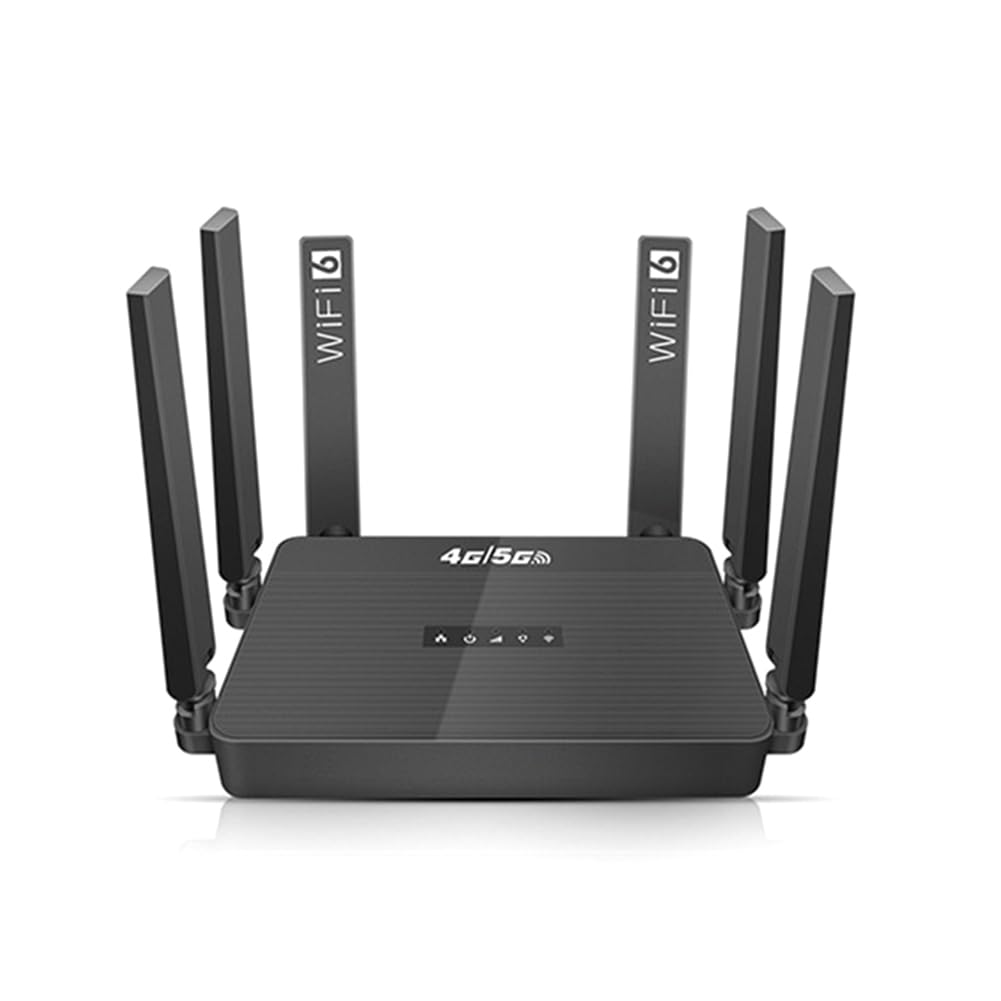 Router Cellulare 4G 5G LTE Wi-Fi 6 Router con Slot per Scheda SIM + Batteria Supporto per 32 Utenti Router Wi-Fi Wireless per L'Europa