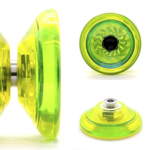 YoyoFactory Arrow Yo-Yo Mit Extra Kugellager Und Schnur - GELB (Vom Anfänger Zum Profi, Moderne Leistung YoYo)
