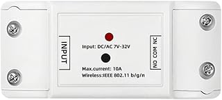 Garage Door Opener, DC 5V 12V 24V 32V, EWELINK WIFI Smart Switch Gate Automation Garage Door Opener Controller, RF433 Remote Control, Relay (Color : Type 5 DC 7-32V)