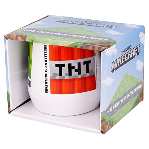 Taza nova de cerámica de 380 ml de Minecraft