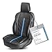 Produktbild Walser Premium Sitzauflage Auto Kimi, Sitzschoner Auto schwarz/blau, Vergleichssieger* Auto Sitzauflagen, Sitzbezug Auto Vordersitze, Schonbezug Autositz, Autositzauflage Vordersitze PKW/LKW