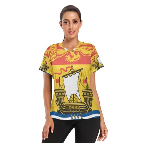 T-shirt de sport femmes chemise de tennis pour match et entraînement