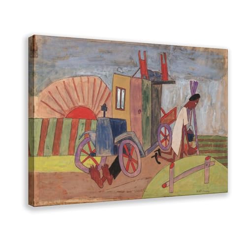 Impression sur toile Breakdown William H Johnson cadre suspendu 61x91cm