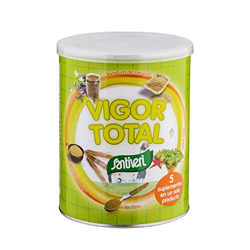 Santiveri Vigor Total Suplemento Alimenticio con Levadura de Cerveza Leticina de Soja, Vitamina C y Algas Marinas - 400 gr Cover