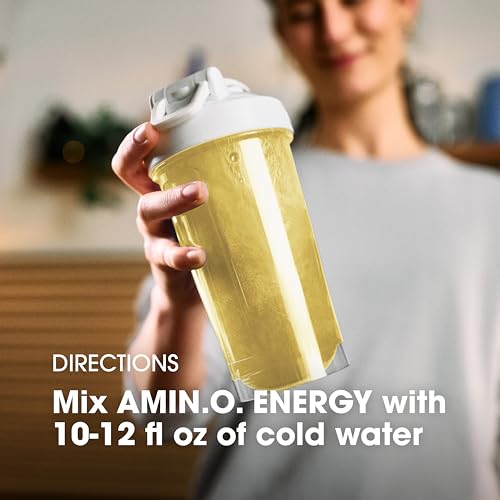 Image of Optimum Nutrition Amino Energy Plus Hydration Packets, On-The-Go Caffiene Stick Packs, Surfside Citrus, 25 Count