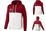 Größe XXXL adidas Herren Hoody T16 Kapuzenpullover Rot/Weiß XXXL