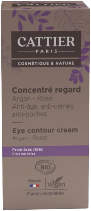 Cattier - Eye Contour Anti-Aging, Anti-Dark Circles, Anti-Puffiness - Organic - 15 ml