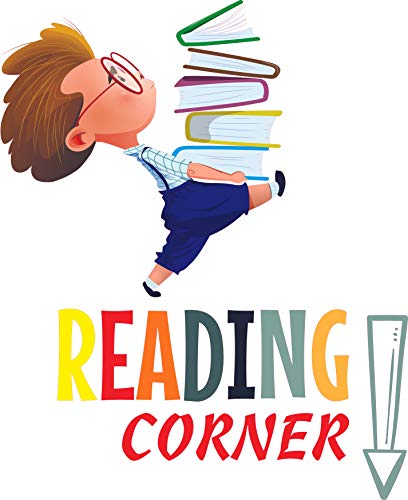 Adhesive Kids Bedroom Living Room Reading Corner Quotes Decor Home Wall Decal Design | 20' x...