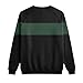 Mens V Neck Plus Size T Shirts Fashion Stripe Printed Shirt Tops 2026 Casual Loose Long Sleeve Blouse Pullover