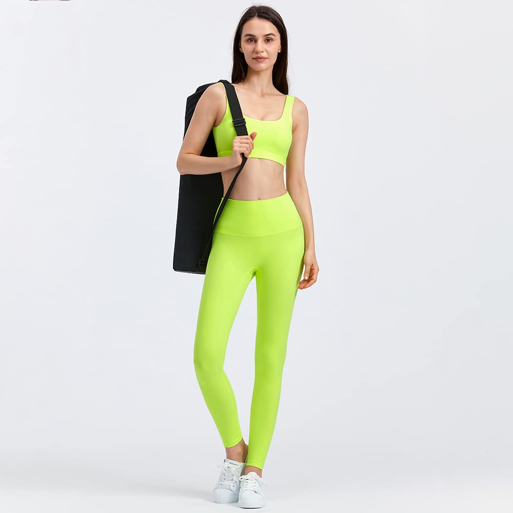 Legginsy gimnastyczne prawdziwy wysoki stan (12,5 cm) + bez szwów z przodu trening sportowe spodnie do jogi legginsy damskie nagie uczucie siłownia legginsy fitness spodnie z szerokimi