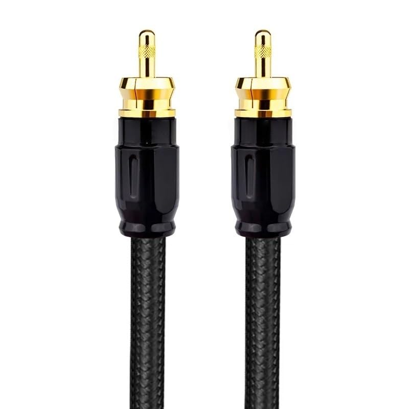 Coaxial Digital Audio RAC Cable OFC High end R/*C*A to R/*C*A Male Cable(1m)
