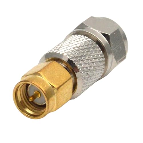 Adaptateur coaxial mâle vers F à prise directe pour câble d'antenne TV - 2