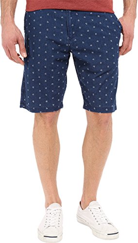 Lucky Brand Men's Indigo Print Flat Front Short