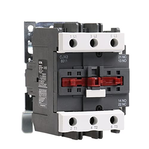 Contacteur alternatif CJX2-9511 220V 95A triphasé avec contacts 1NO 1NC pour armoire