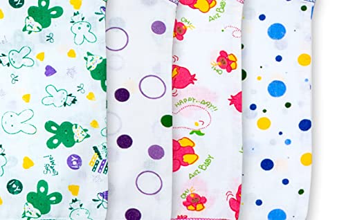 Image of TS LAVI TAVI New Born Baby Clothes Set 0-3 Months - Soft, Breathable, and Multicolor Newborn Clothing Pack of 4