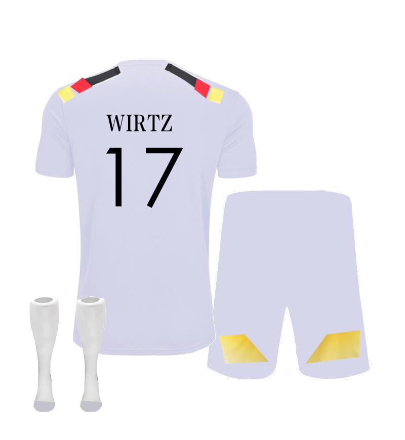 ZSJMY Neu Deutschland Trikot em 2024 für Erwachsene und Kinder, Heim...