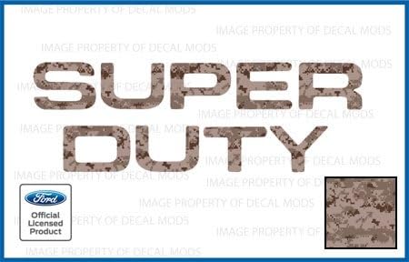 Miniatura 7 de Decal Mods 2008-2016 Letras para Capó/Rejilla Insertos Calcomanías Adhesivas para Ford Super Duty F250 F350 F450 (2008-2016) (Calcomanía Delgada)