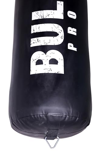 Image of Pro Beast Filled Punch Boxing Bag |Men & Women Training, Punching Bag, Kick Boxing, MMA, Gym, Fitness, Whusu, Taekwondo, Karate | Punch Bag(Black and White, 6Ft- 70 KG(180 * 40 CM)