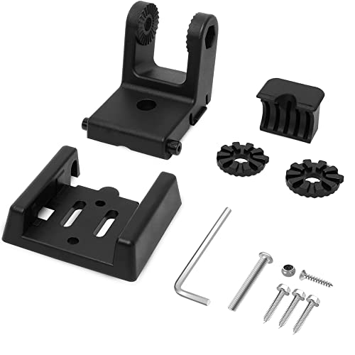 Image of 7400931 MHX XNT Transducer Bracket, Transducer Mount for XHS model transducers, Transom Mounting Hardware Kit Compatible with XNT 9 20, XNT 9 20 T, XNT 9 QB 90 T, XNT 9 QB 90, XNT 9 SI 180 T, Black