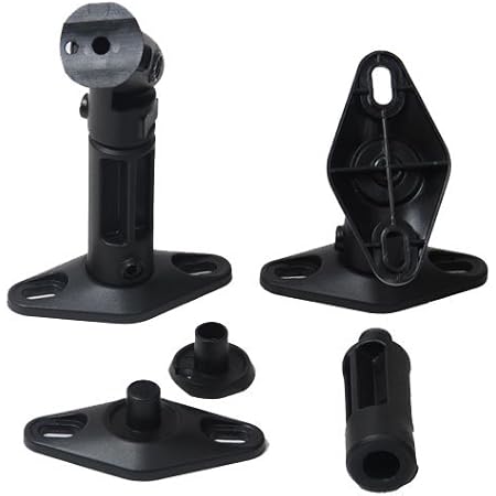 Amazon.com: VideoSecu Black Wall Ceiling Speaker Mount Brackets, 2 ...