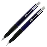 Parker Frontier Translucent Blue Ball Point Pen & Mechanical Pencil Set